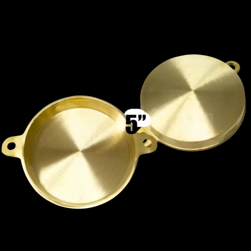 FJ 946 - 5" APAM BALIK TEMBAGA, Brass Kuali Apam Balik