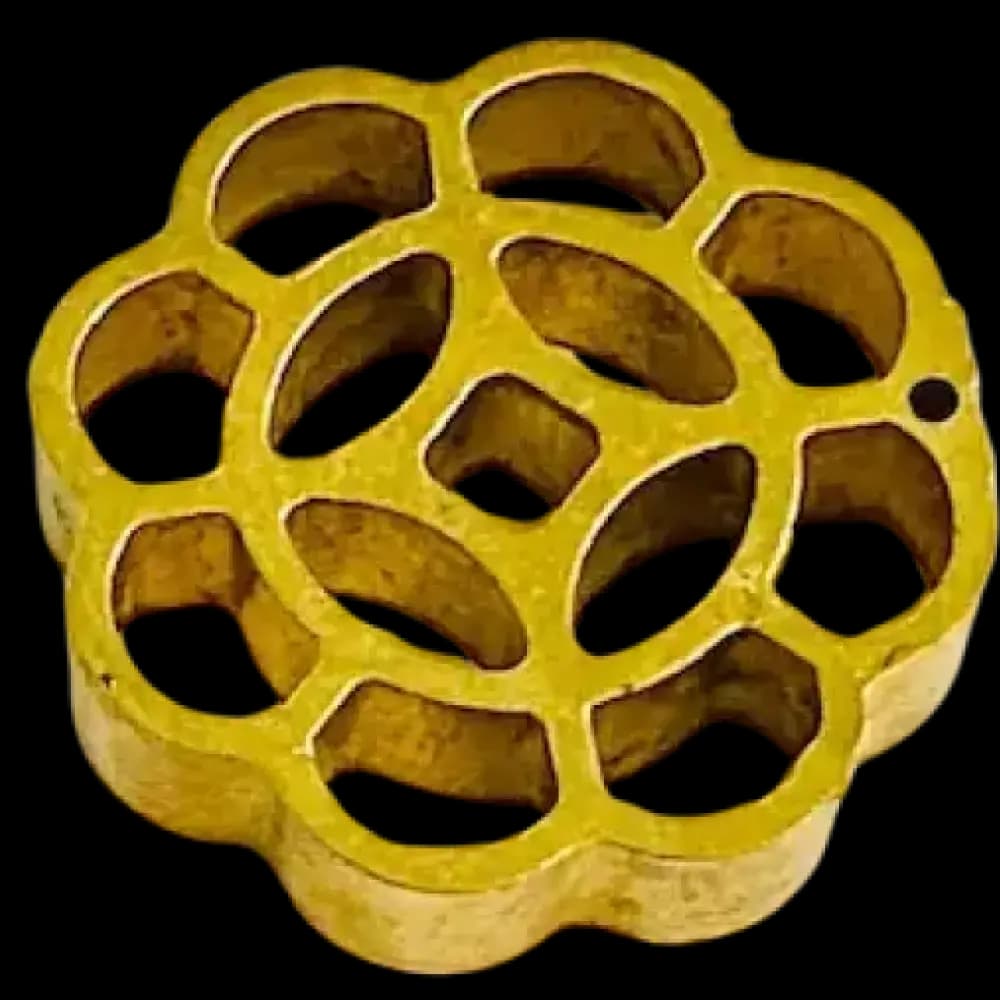 FJ 942 - NO. 2 LOYANG 50MM, Brass Kuih Loyang Mould