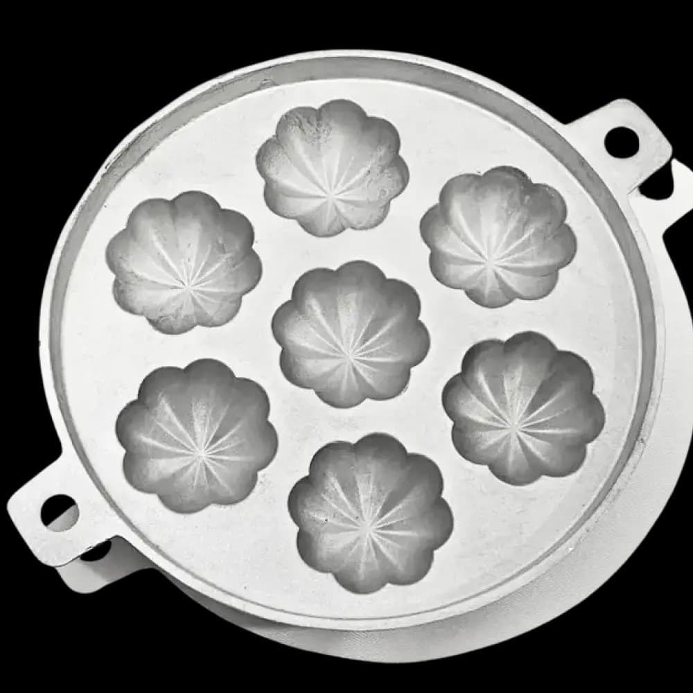 FJ 981B - 7 MANGIS, 7-Inch Aluminium Acuan Kuih Bahulu
