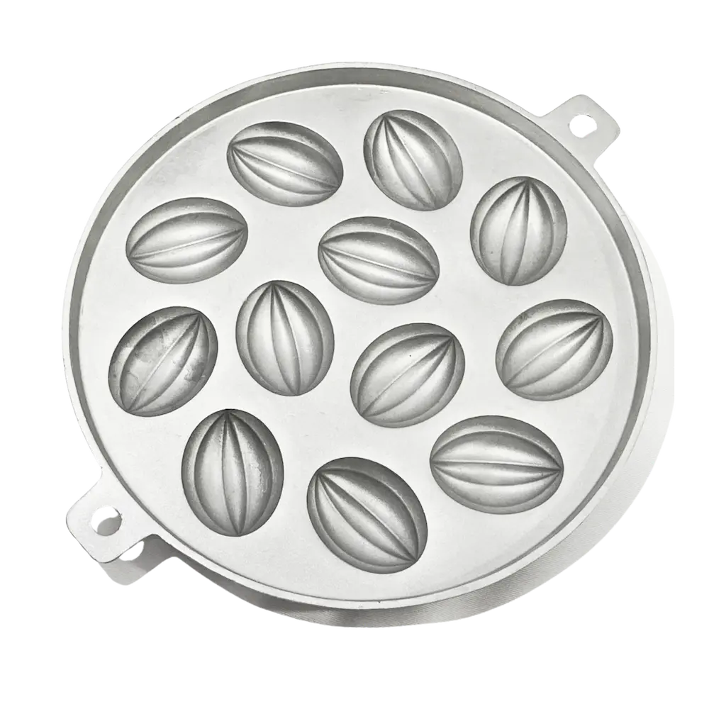 FJ 982A - 12 BELIMBING, 10-Inch Round Aluminium Acuan Kuih Bahulu